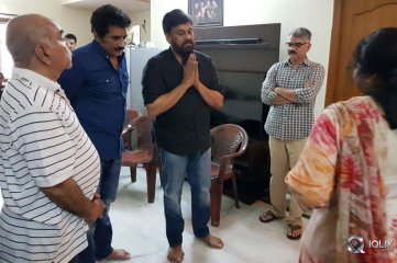 Chiranjeevi Visit Rao Ramesh Photos